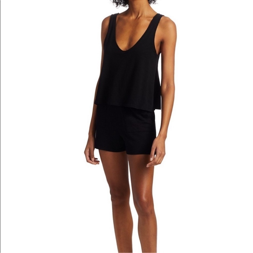 Like New - Monrow Super soft Tank Romoer - size XS - black
